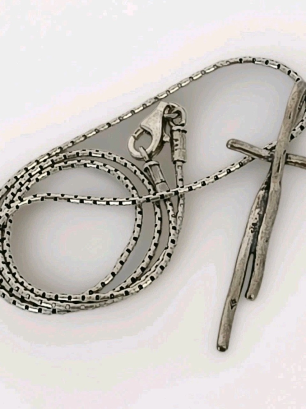 Silpada Great Impressions Necklace Cross Pendant Sterling Silver N1483